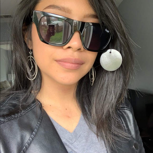 Quay Australia Something Extra Sunglasses in Black - Picture 2 of 8